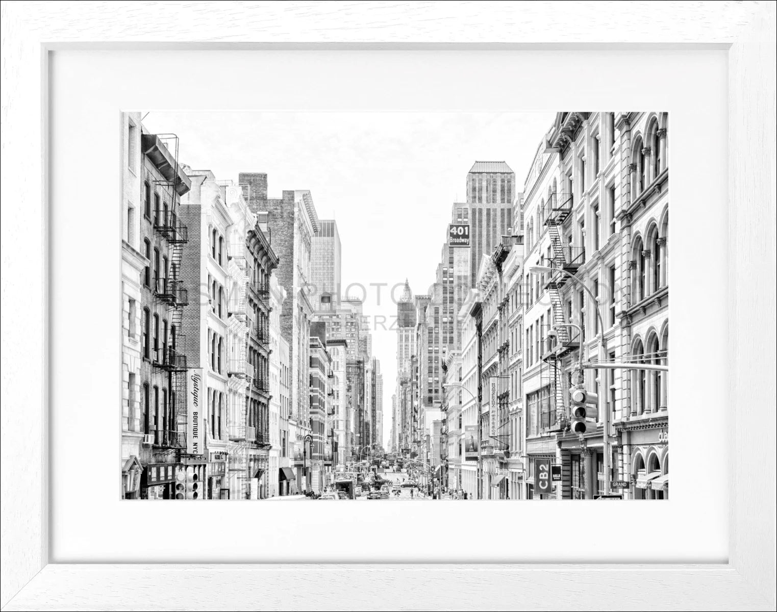 Poster mit Rahmen New York ’Broadway’ NY86 - Wandbilder