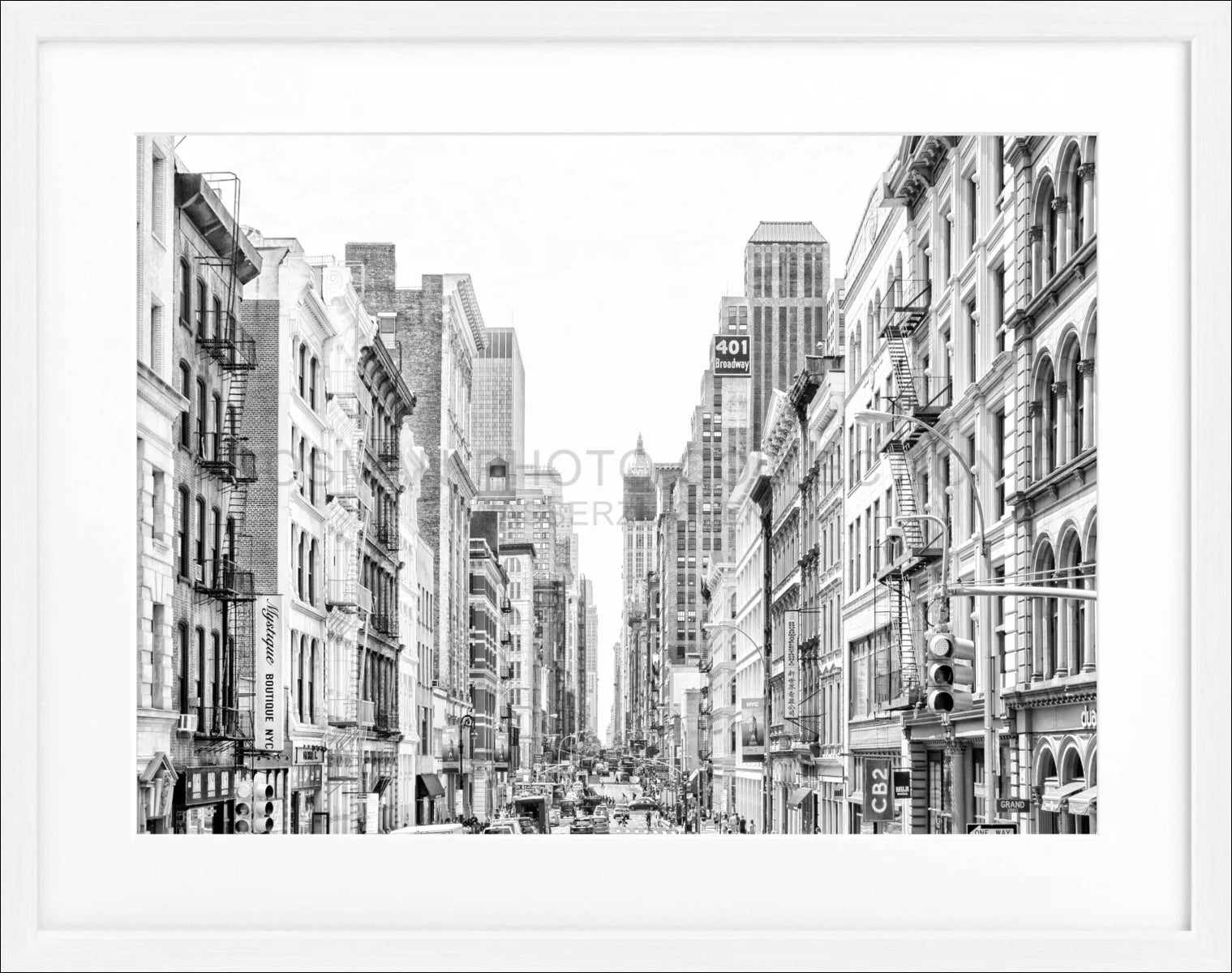 Poster mit Rahmen New York ’Broadway’ NY86 - Wandbilder
