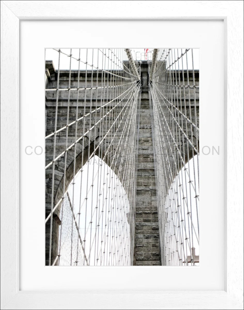 Poster mit Rahmen New York ’Brooklyn Bridge’ NY105