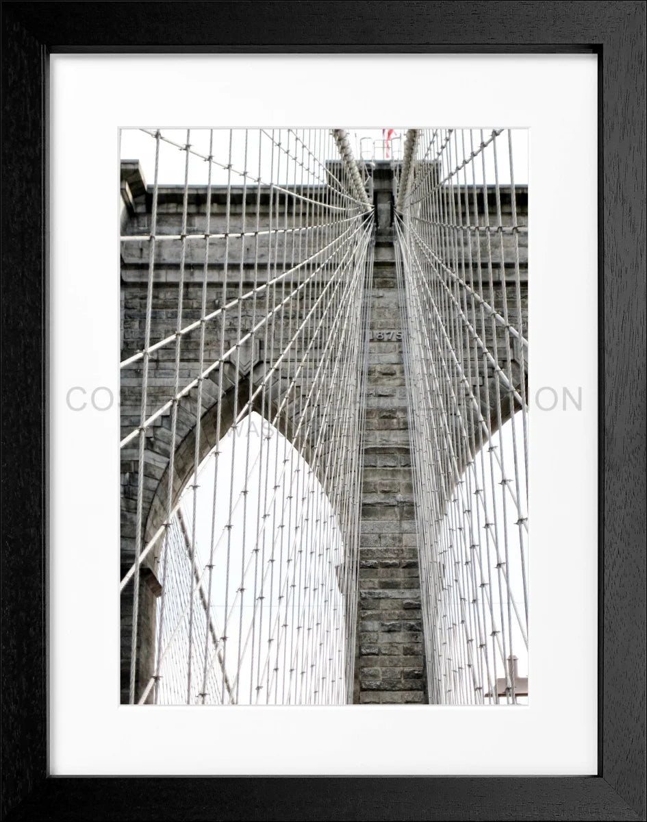 Poster mit Rahmen New York ’Brooklyn Bridge’ NY105