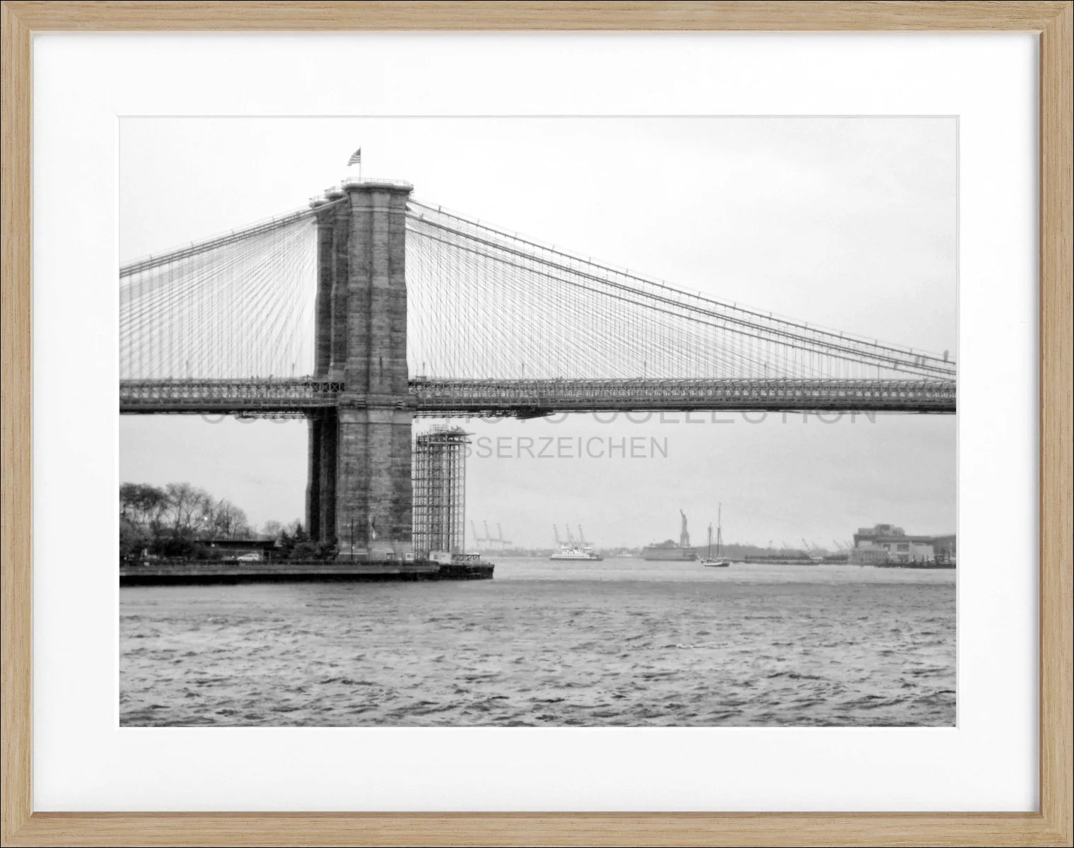 Poster mit Rahmen New York ’Brooklyn Bridge’ NY69