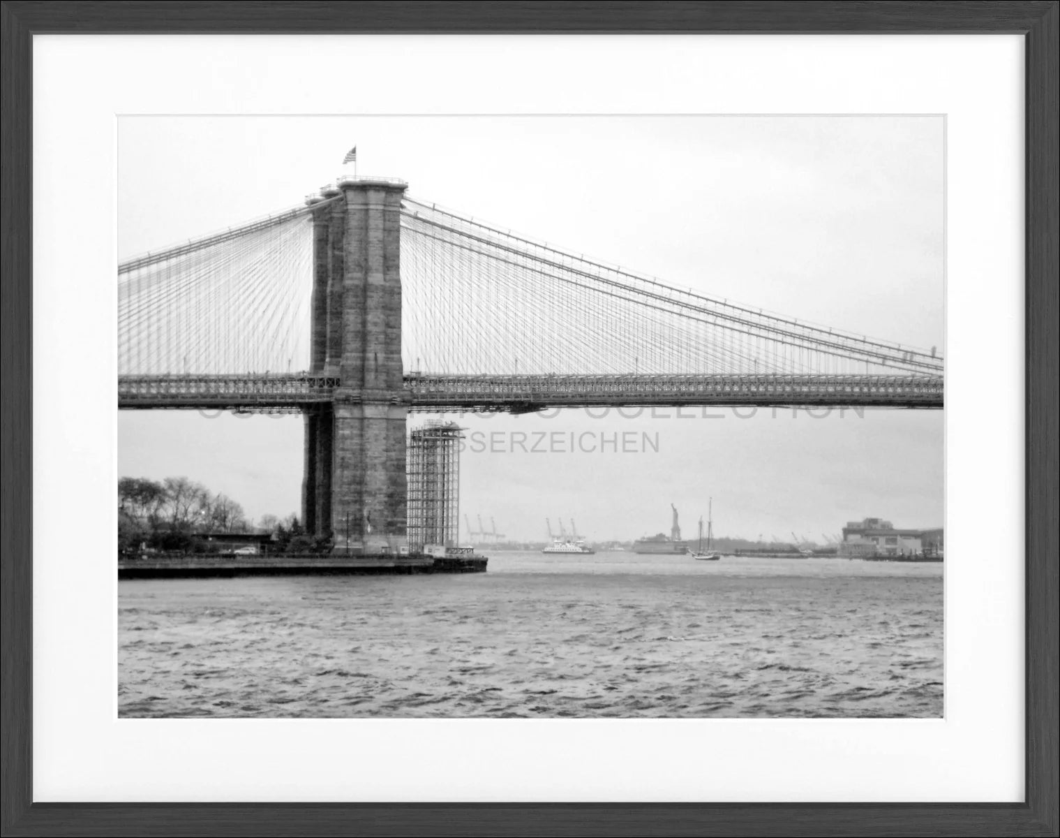 Poster mit Rahmen New York ’Brooklyn Bridge’ NY69
