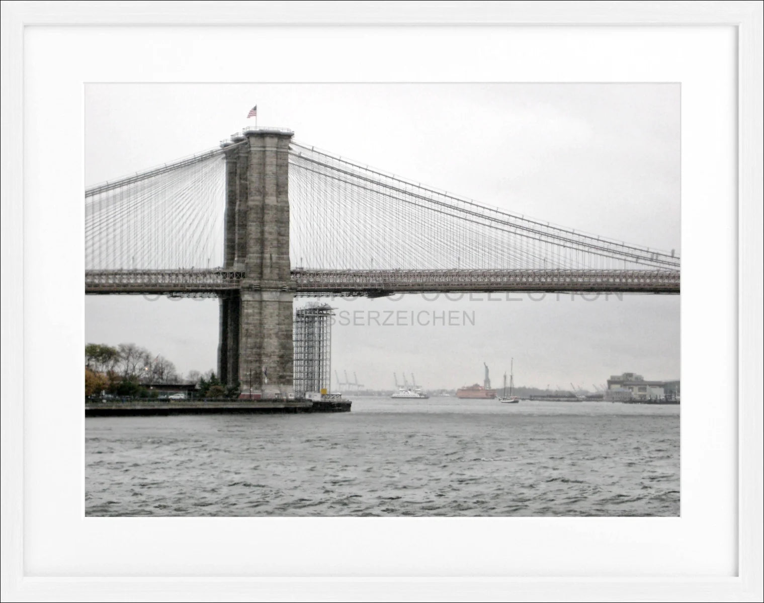 Poster mit Rahmen New York ’Brooklyn Bridge’ NY69