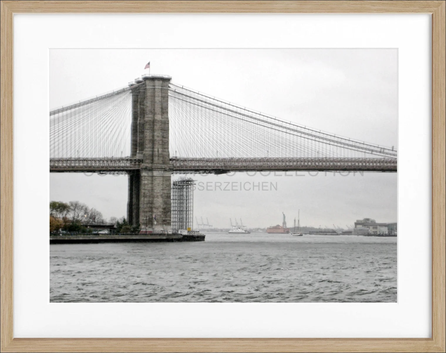 Poster mit Rahmen New York ’Brooklyn Bridge’ NY69