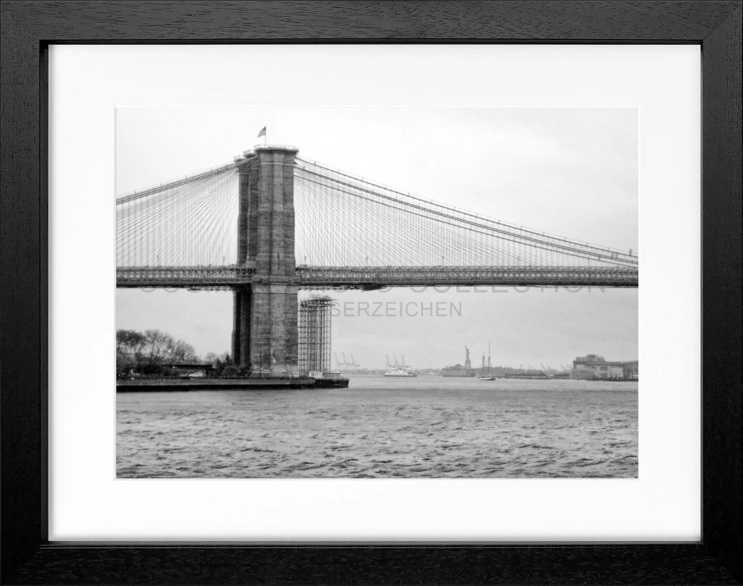 Poster mit Rahmen New York ’Brooklyn Bridge’ NY69