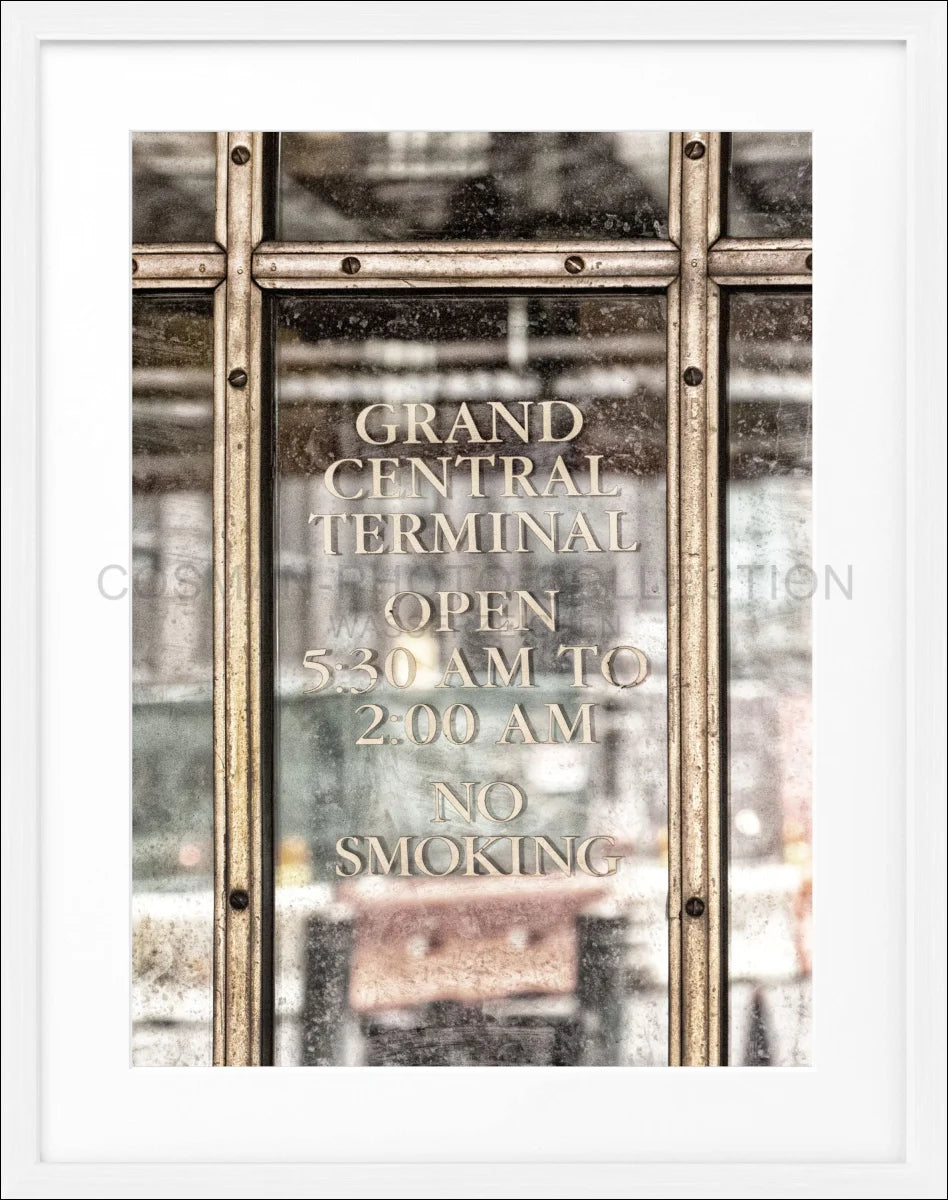 Poster mit Rahmen New York ’Central Station’ NY87