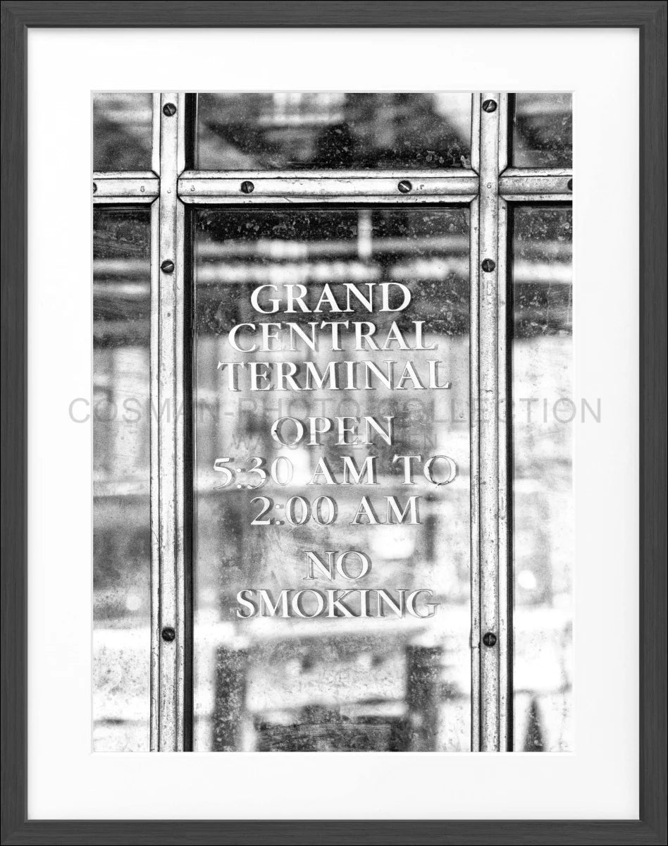 Poster mit Rahmen New York ’Central Station’ NY87