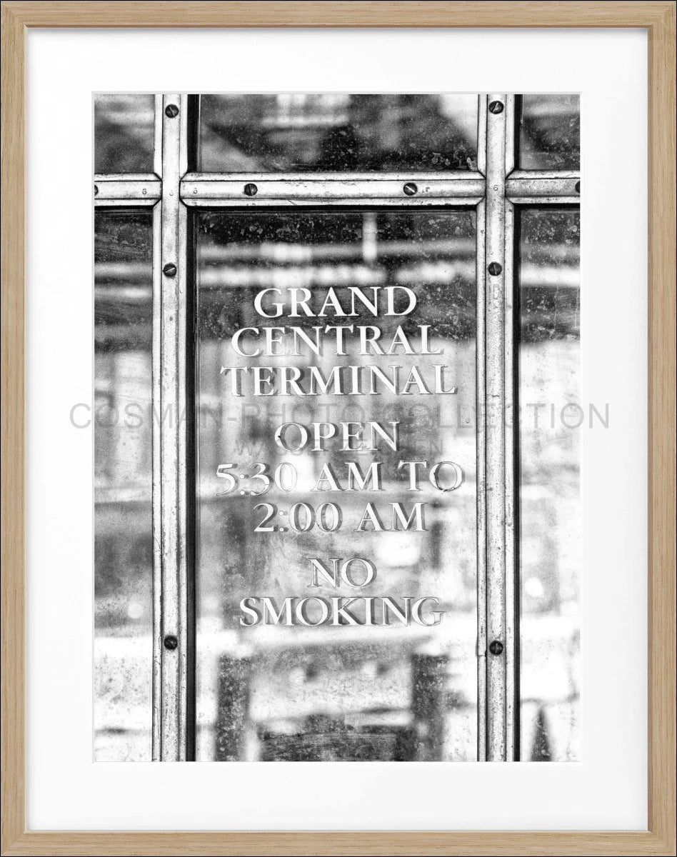 Poster mit Rahmen New York ’Central Station’ NY87