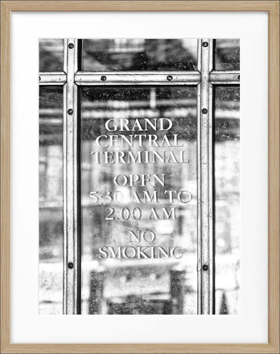 Poster mit Rahmen New York ’Central Station’ NY87