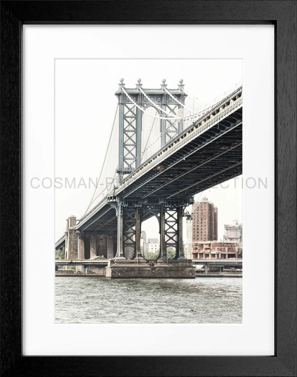 Poster mit Rahmen New York ’Manhattan Bridge’ NY44