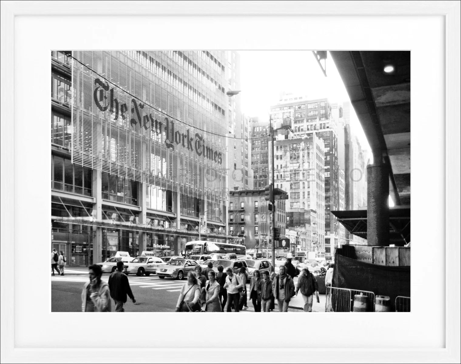 Poster mit Rahmen New York ’New York Times’ NY62