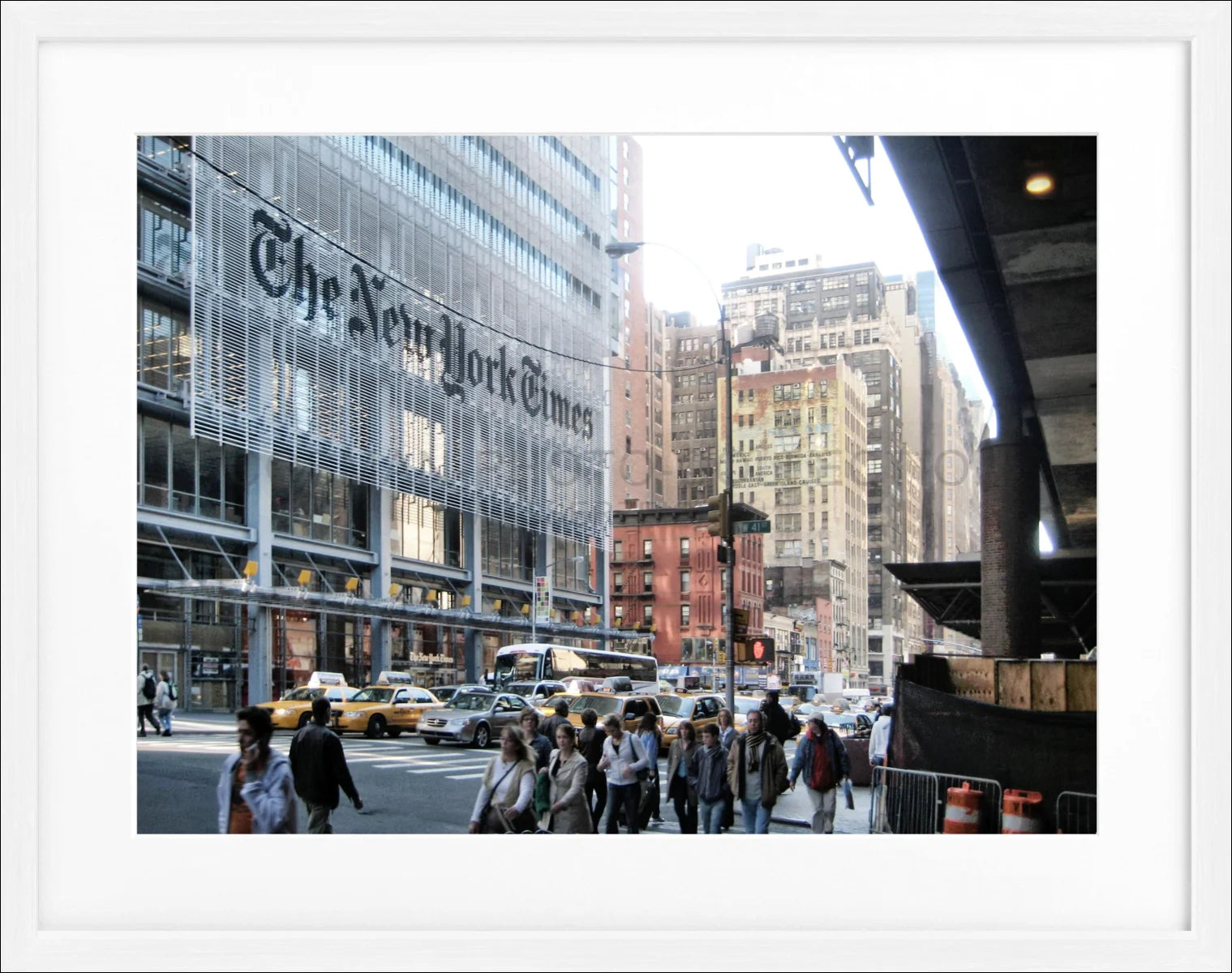 Poster mit Rahmen New York ’New York Times’ NY62