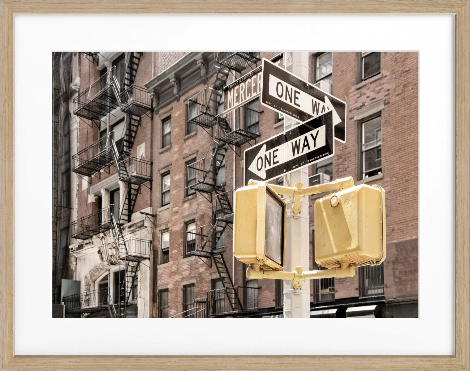 Poster mit Rahmen New York NY82 - Wandbilder