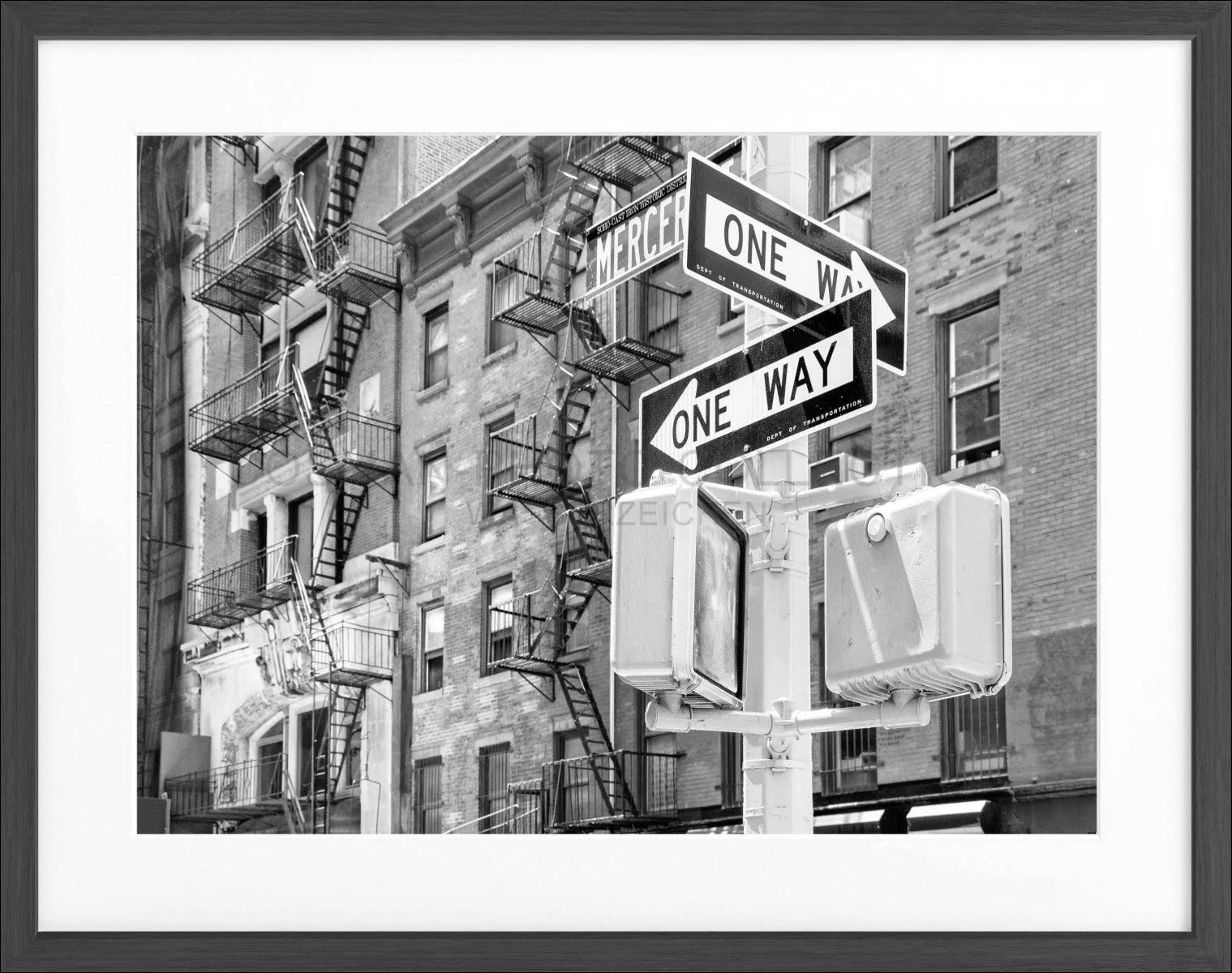 Poster mit Rahmen New York NY82 - Wandbilder