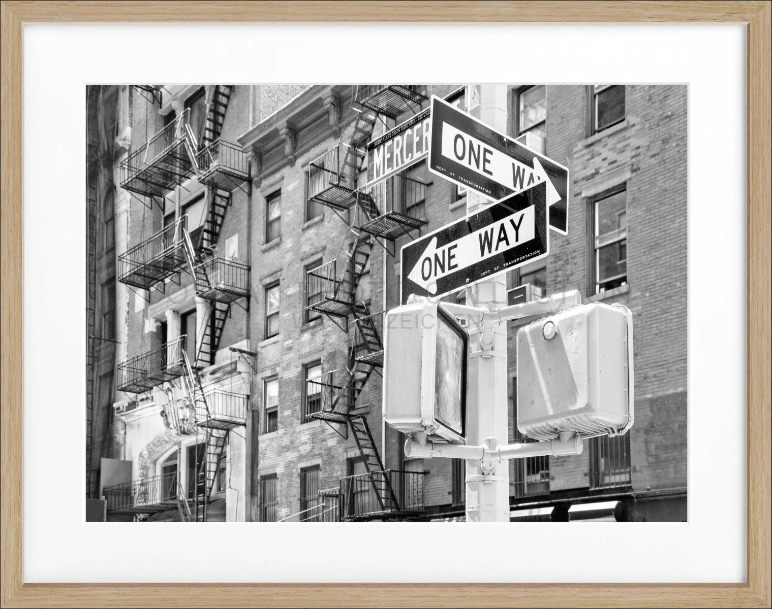 Poster mit Rahmen New York NY82 - Wandbilder