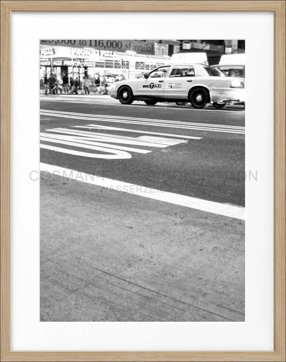 Poster mit Rahmen New York ’Yellow Cap’ NY58 - Wandbilder