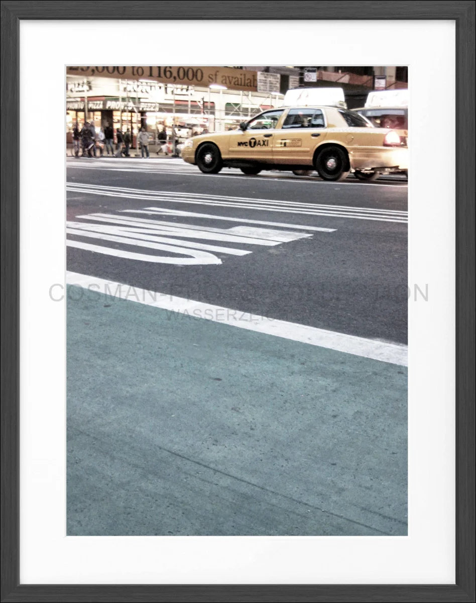 Poster mit Rahmen New York ’Yellow Cap’ NY58 - Wandbilder