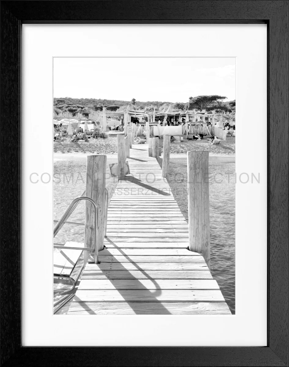 Poster mit Rahmen Saint Tropez ’Beach Le Club 55’ ST44A