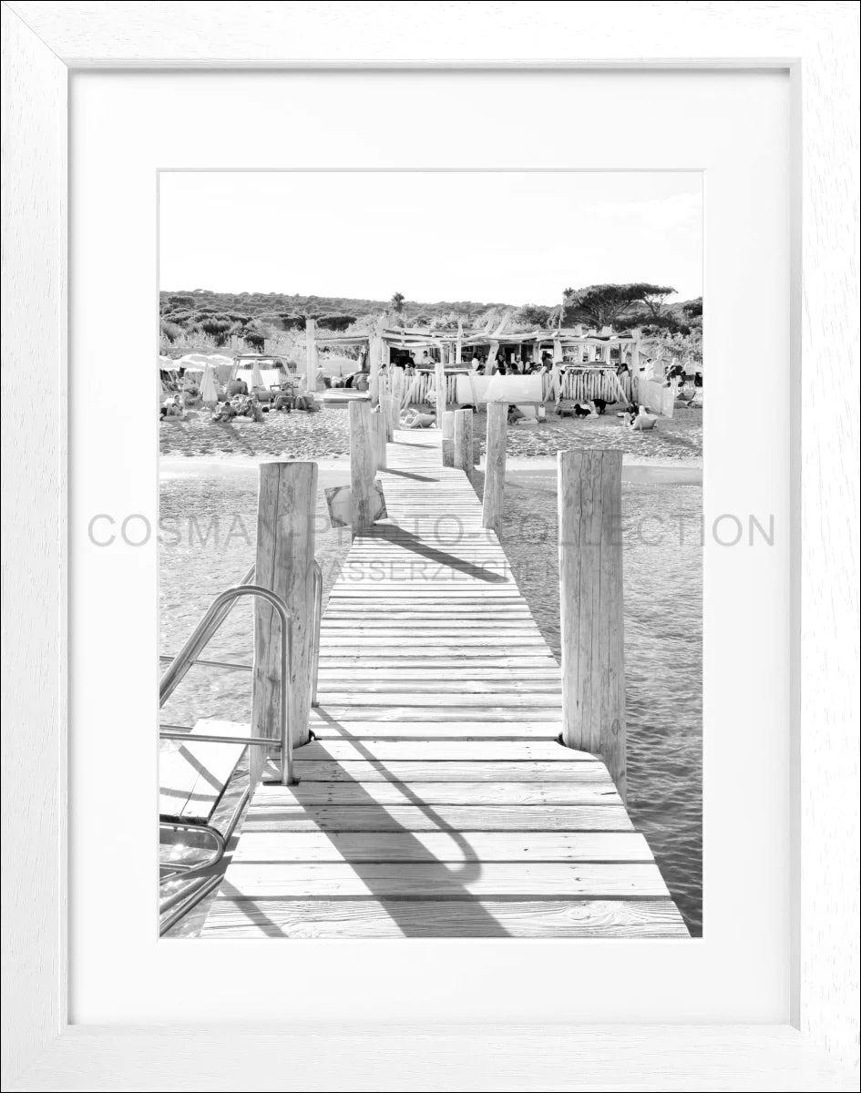 Poster mit Rahmen Saint Tropez ’Beach Le Club 55’ ST44A