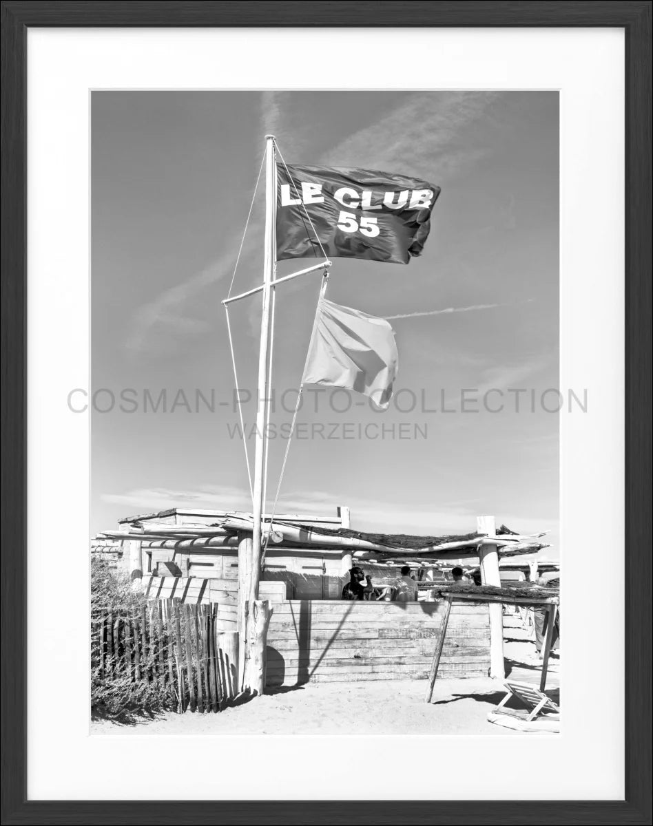 Poster mit Rahmen Saint Tropez ’Le Club 55’ ST32
