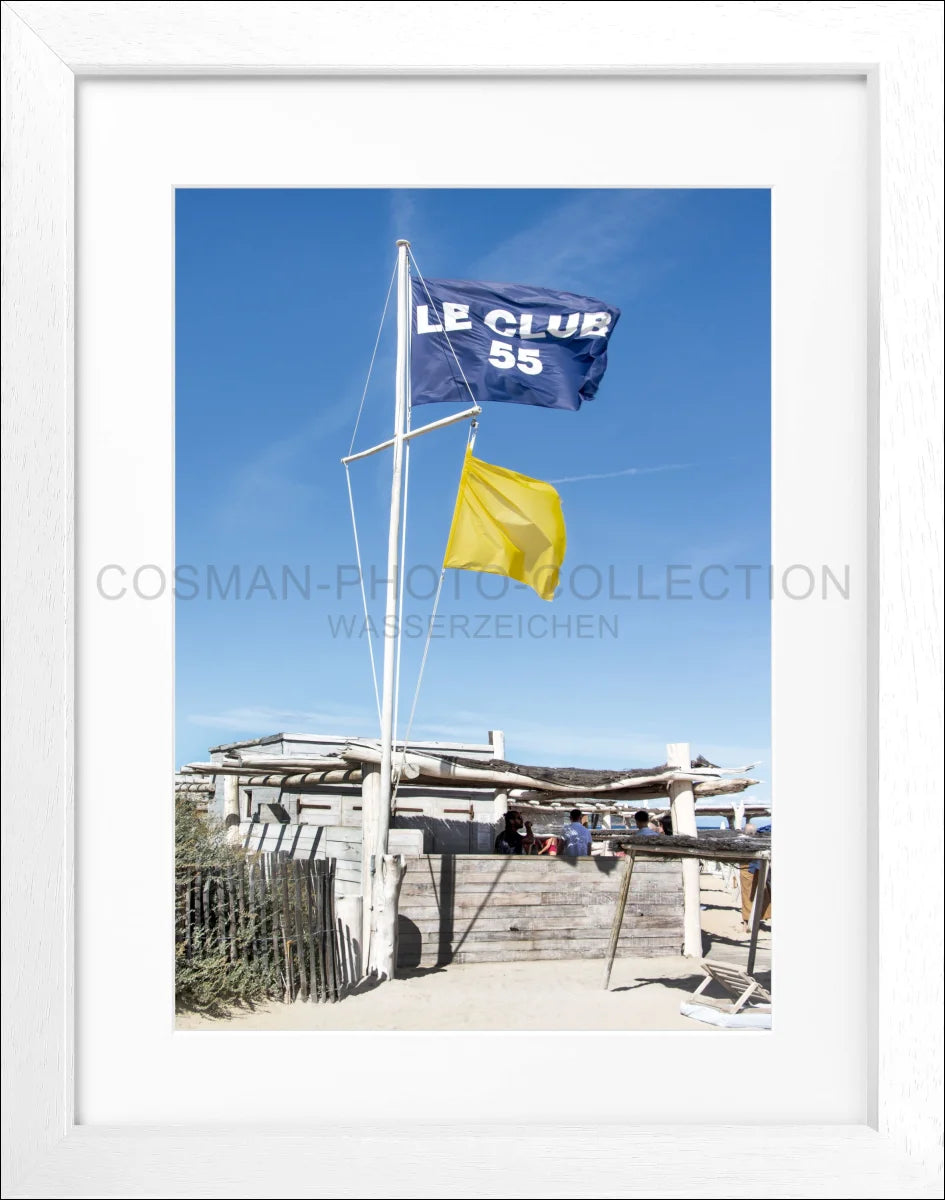 Poster mit Rahmen Saint Tropez ’Le Club 55’ ST32