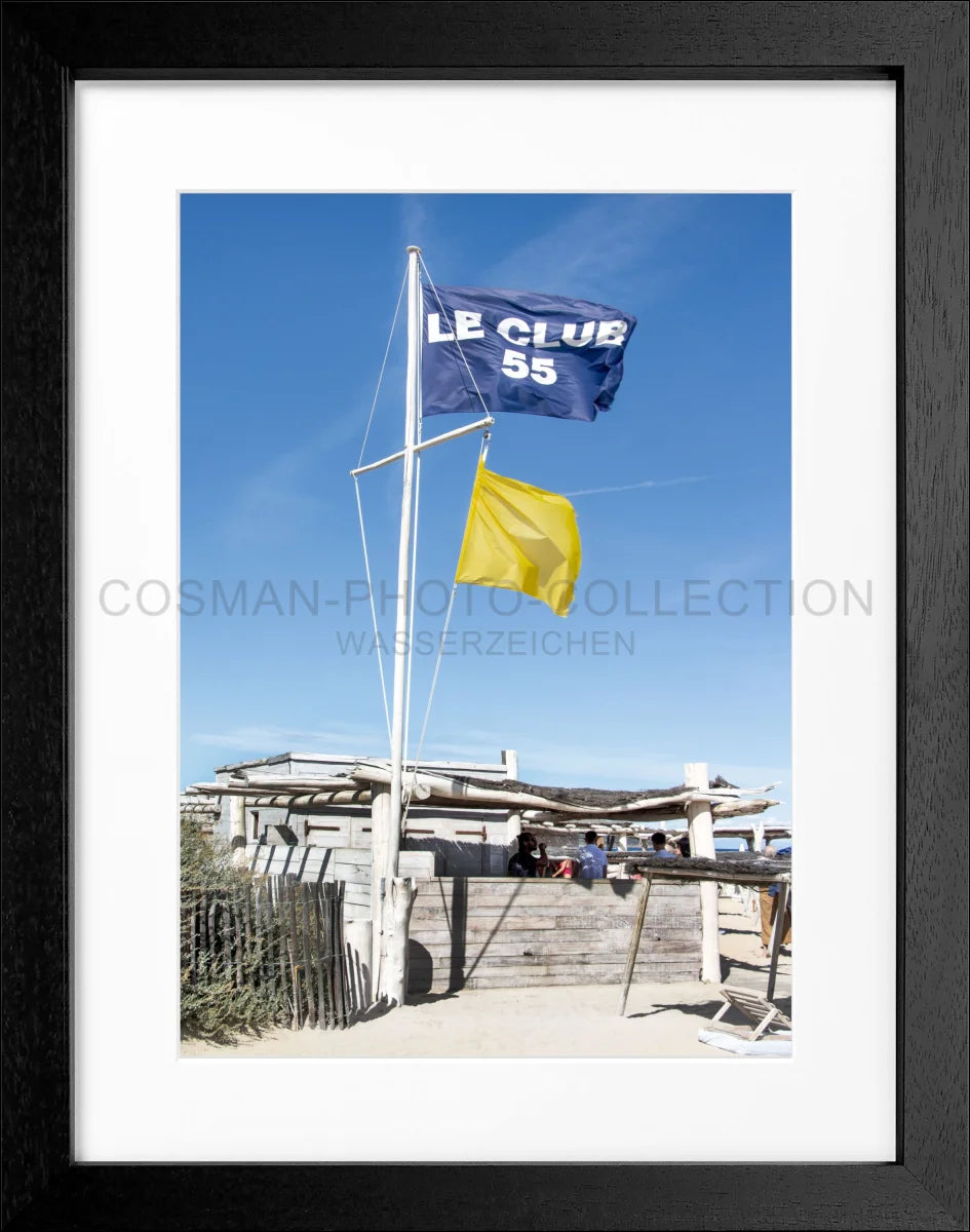 Poster mit Rahmen Saint Tropez ’Le Club 55’ ST32