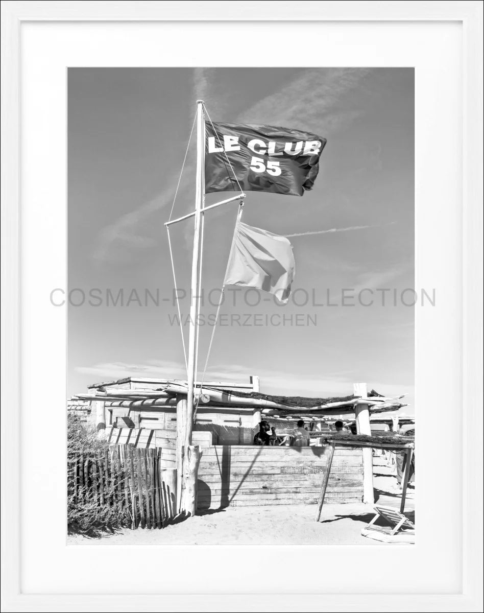 Poster mit Rahmen Saint Tropez ’Le Club 55’ ST32