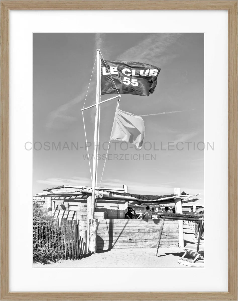 Poster mit Rahmen Saint Tropez ’Le Club 55’ ST32