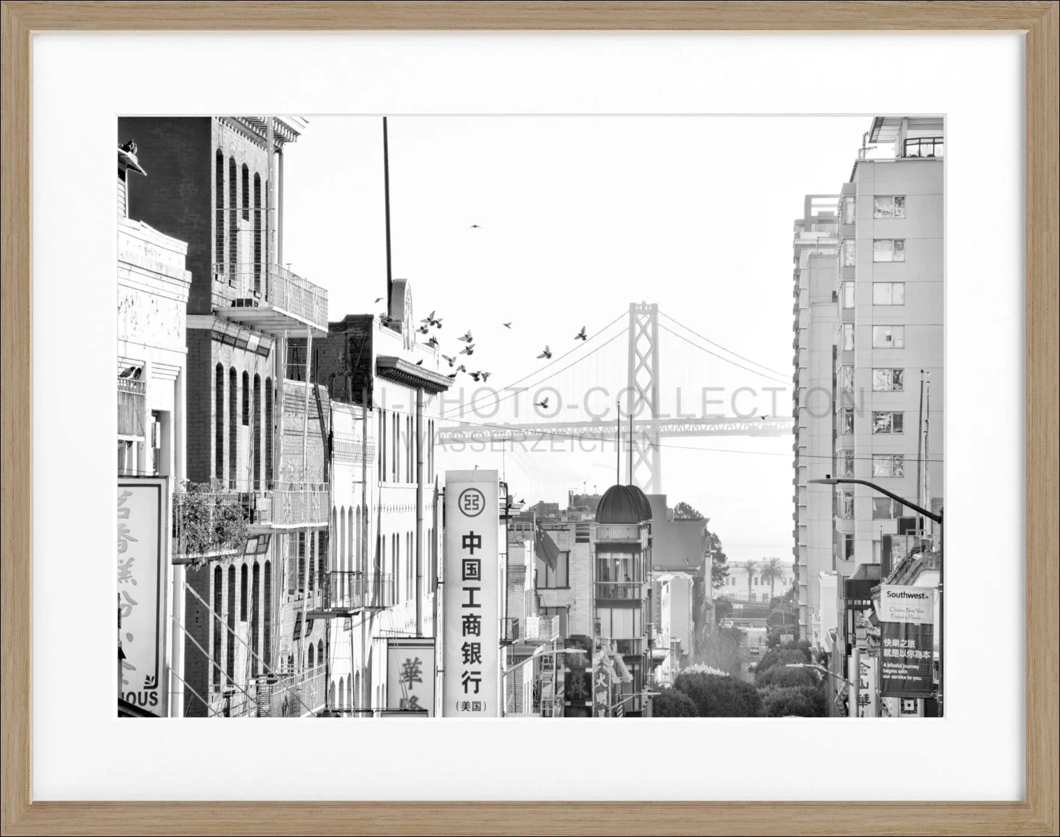 Poster mit Rahmen San Francisco ’Bay Bridge’ SF06