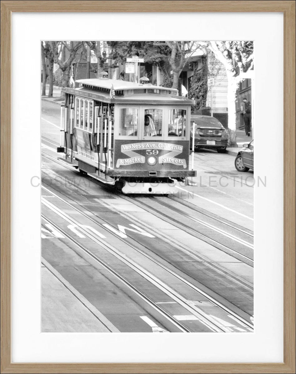 Poster mit Rahmen San Francisco ’Cable Cars’ SF04
