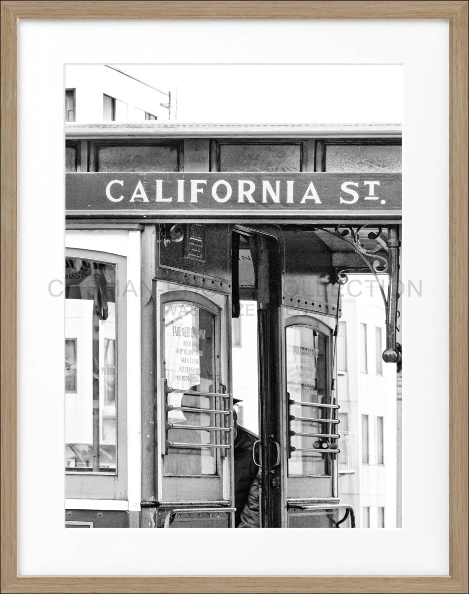 Poster mit Rahmen San Francisco ’California Street’ SF03