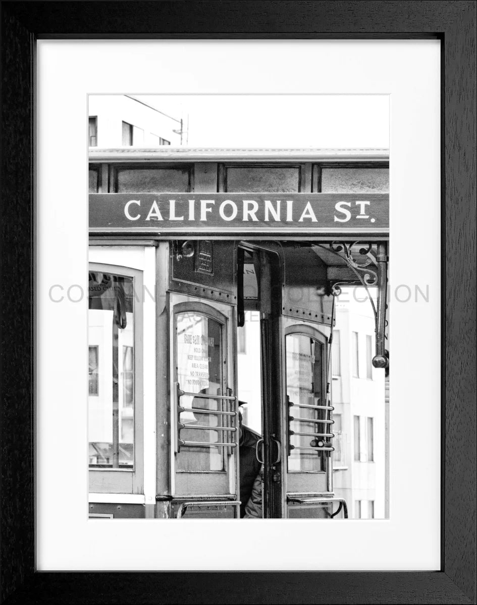 Poster mit Rahmen San Francisco ’California Street’ SF03