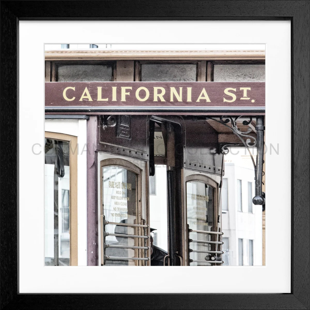 Poster mit Rahmen San Francisco ’California Street’ SF03Q