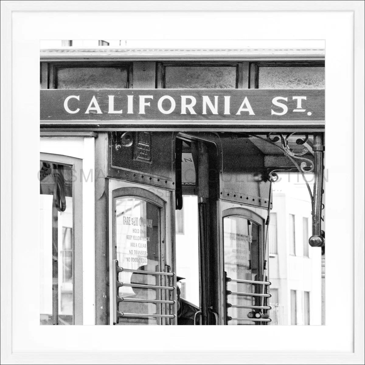 Poster mit Rahmen San Francisco ’California Street’ SF03Q