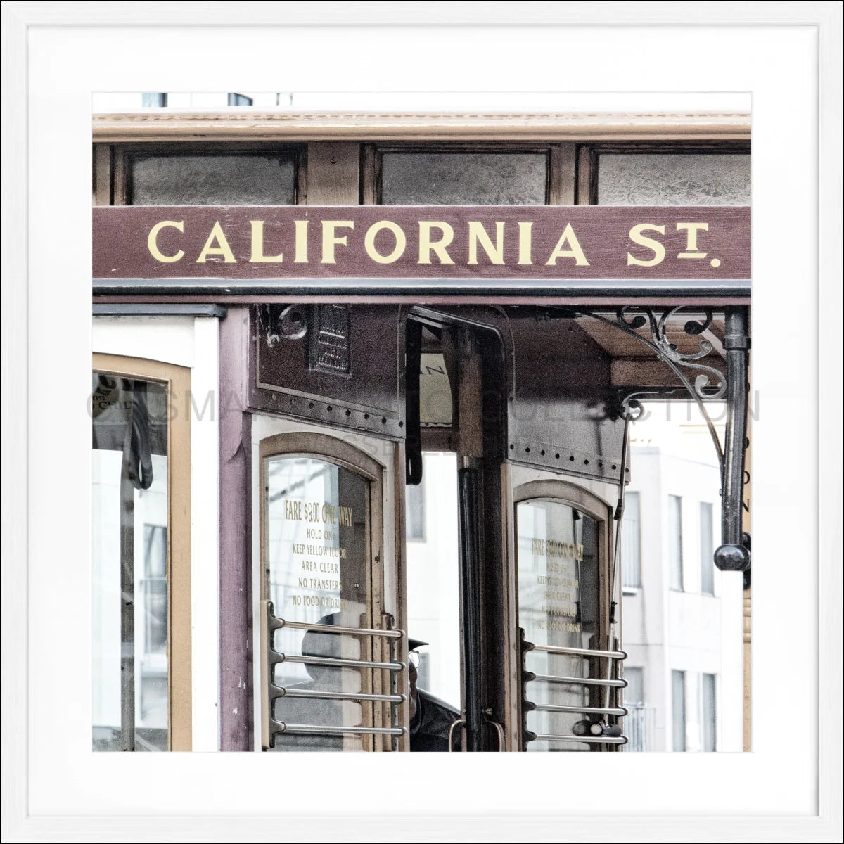 Poster mit Rahmen San Francisco ’California Street’ SF03Q