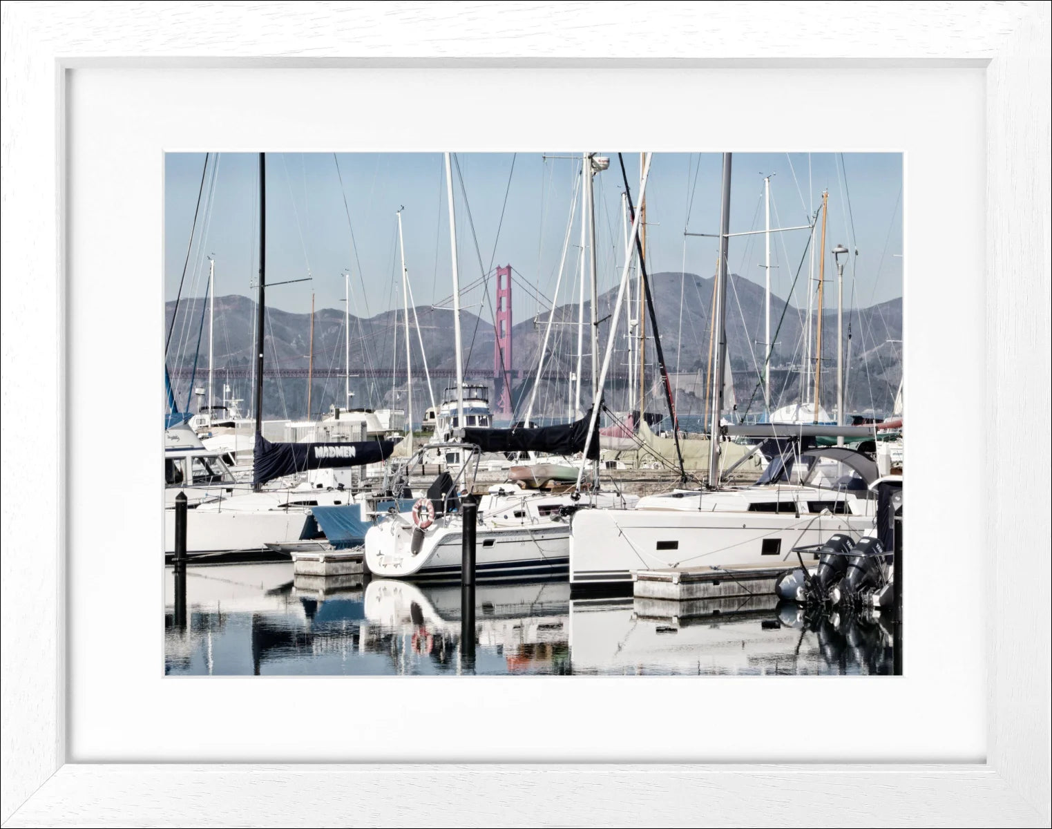 Poster mit Rahmen San Francisco ’Harbour’ SF14 - Wandbilder