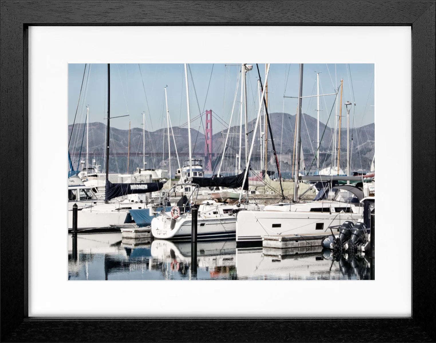 Poster mit Rahmen San Francisco ’Harbour’ SF14 - Wandbilder