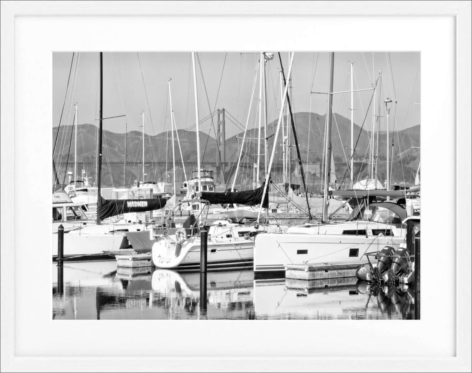 Poster mit Rahmen San Francisco ’Harbour’ SF14 - Wandbilder