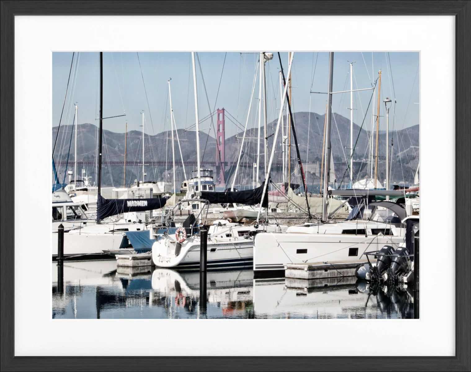 Poster mit Rahmen San Francisco ’Harbour’ SF14 - Wandbilder