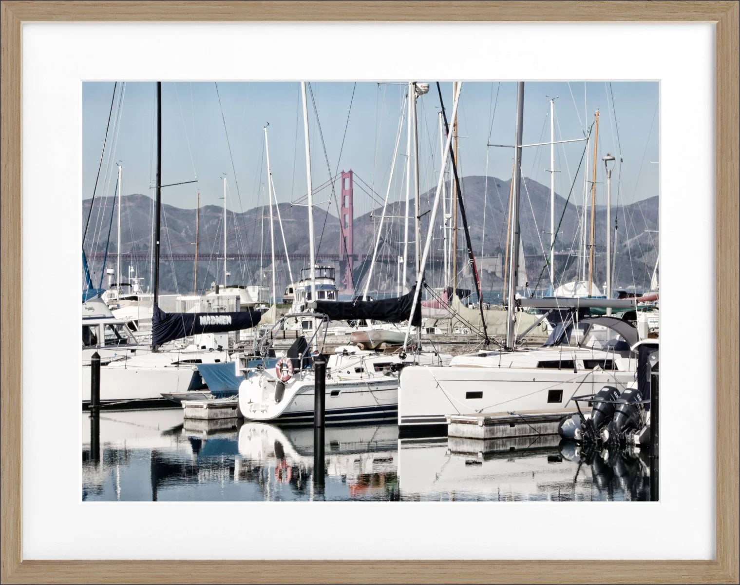 Poster mit Rahmen San Francisco ’Harbour’ SF14 - Wandbilder