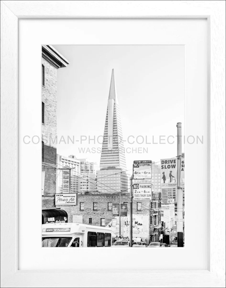 Poster mit Rahmen San Francisco ’Transamerica Pyramid