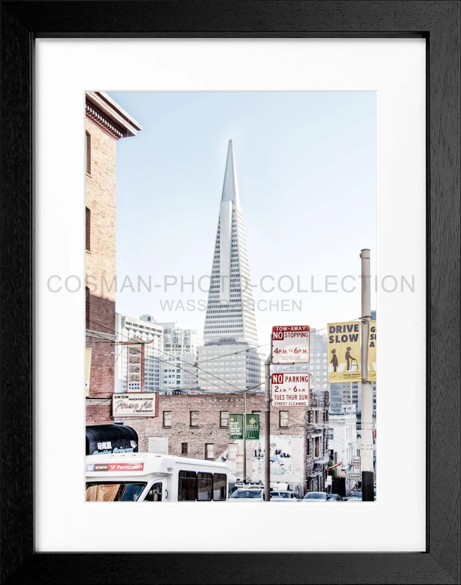 Poster mit Rahmen San Francisco ’Transamerica Pyramid
