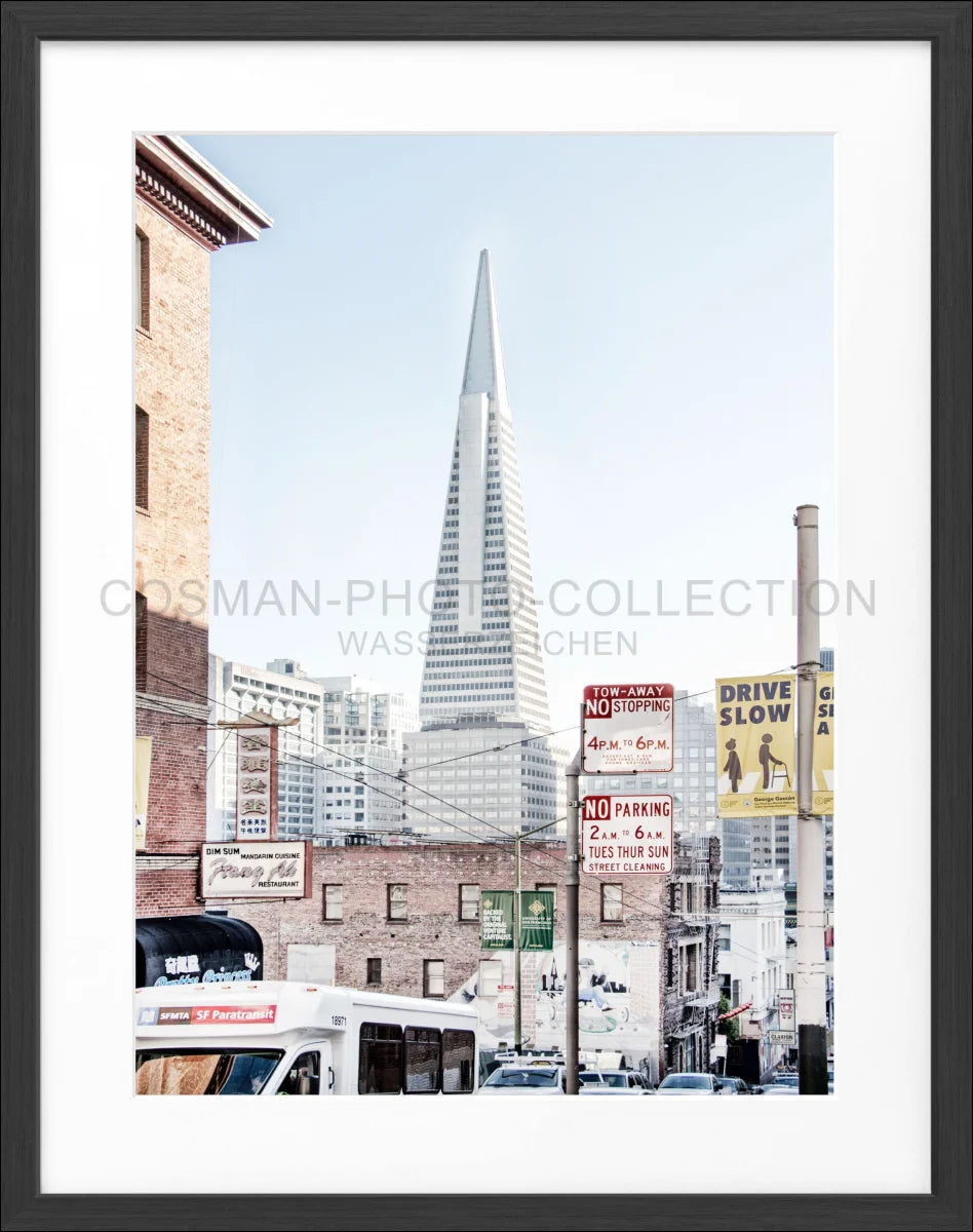 Poster mit Rahmen San Francisco ’Transamerica Pyramid