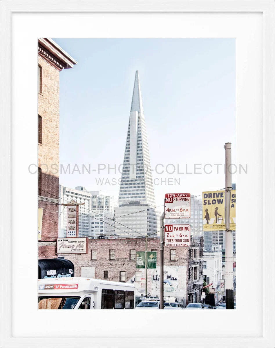 Poster mit Rahmen San Francisco ’Transamerica Pyramid