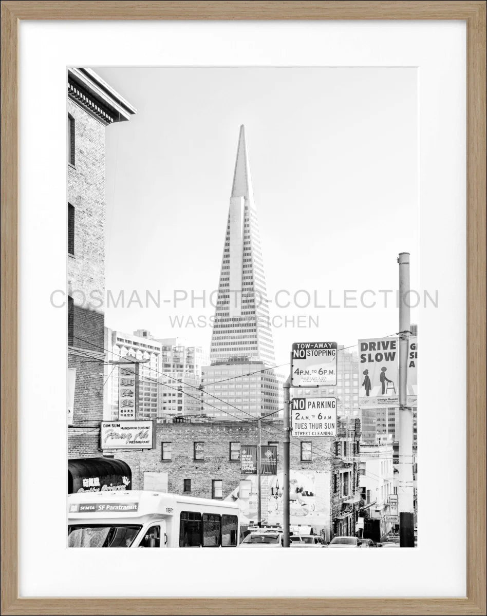 Poster mit Rahmen San Francisco ’Transamerica Pyramid