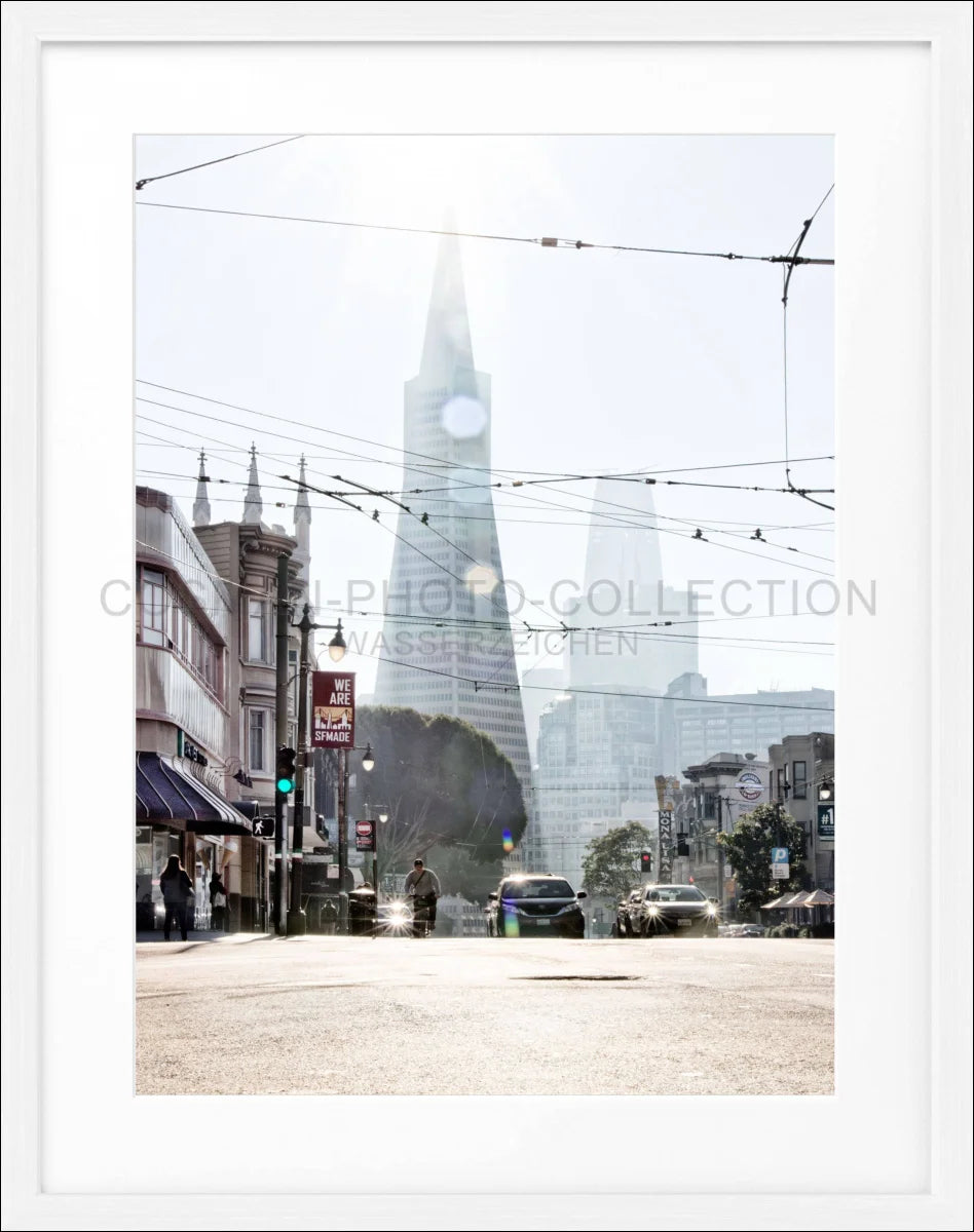 Poster mit Rahmen San Francisco ’Transamerica Pyramid