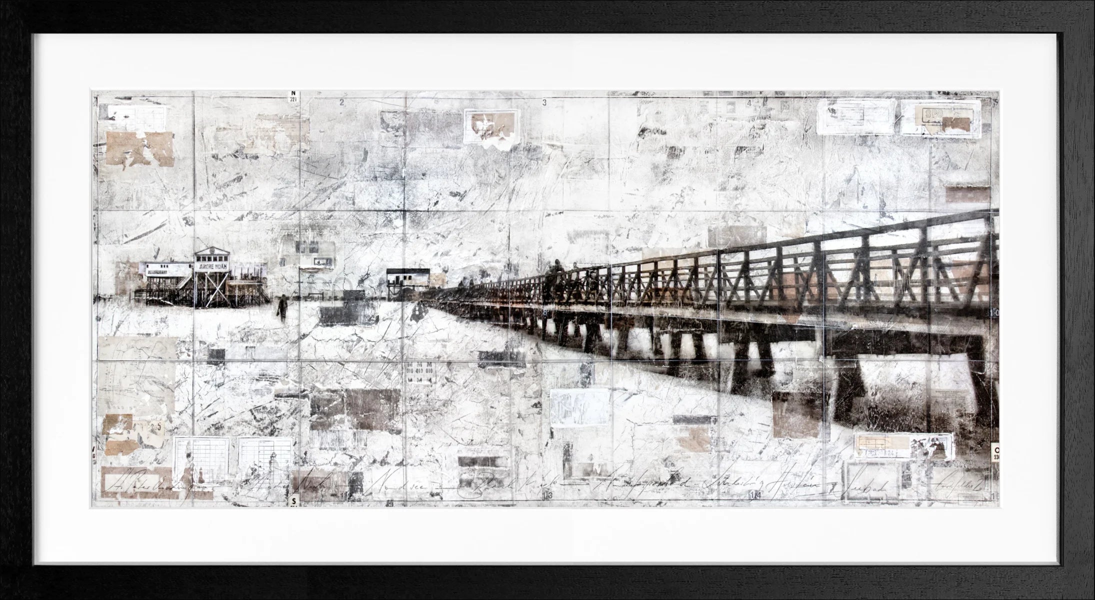 Poster mit Rahmen Sankt Peter Ording GM10 - Wandbilder