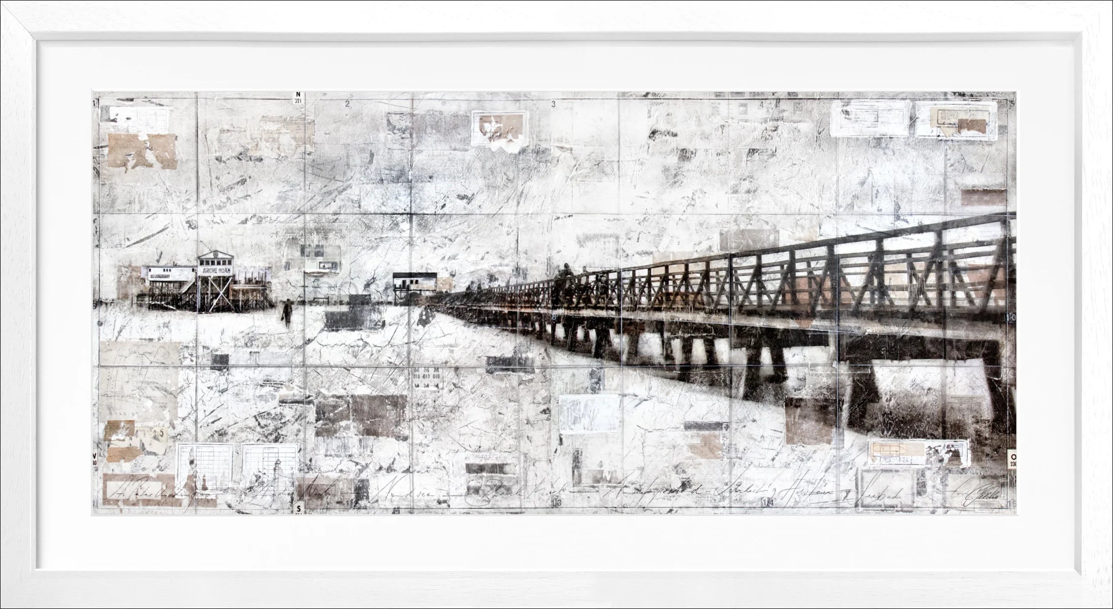 Poster mit Rahmen Sankt Peter Ording GM10 - Wandbilder