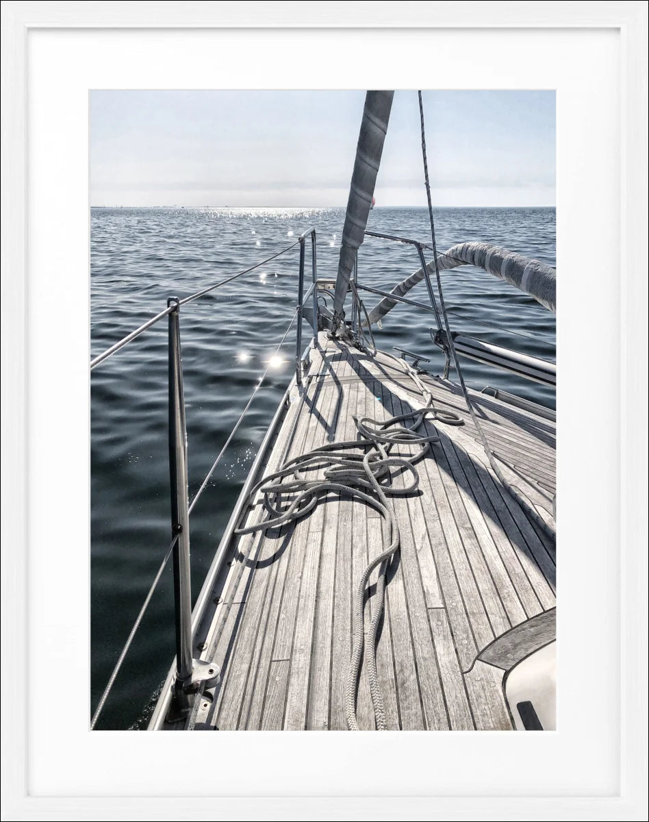 Poster mit Rahmen Segelboot SAIL02 - Wandbilder