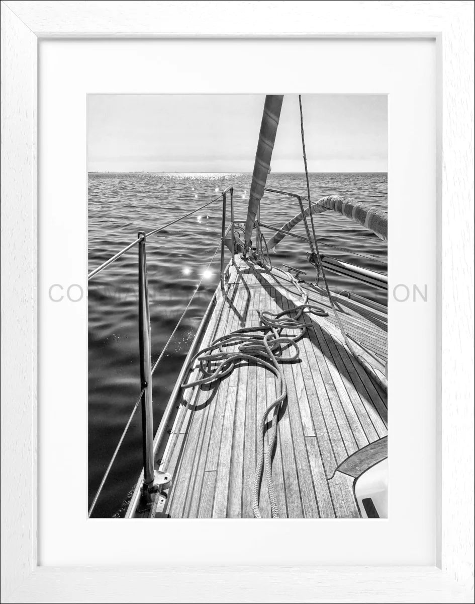 Poster mit Rahmen Segelboot SAIL02 - Wandbilder